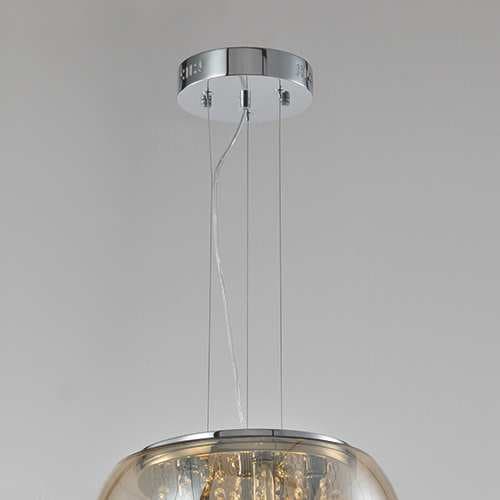 Amber Glass Modern Pendant Ceiling Light - CP20