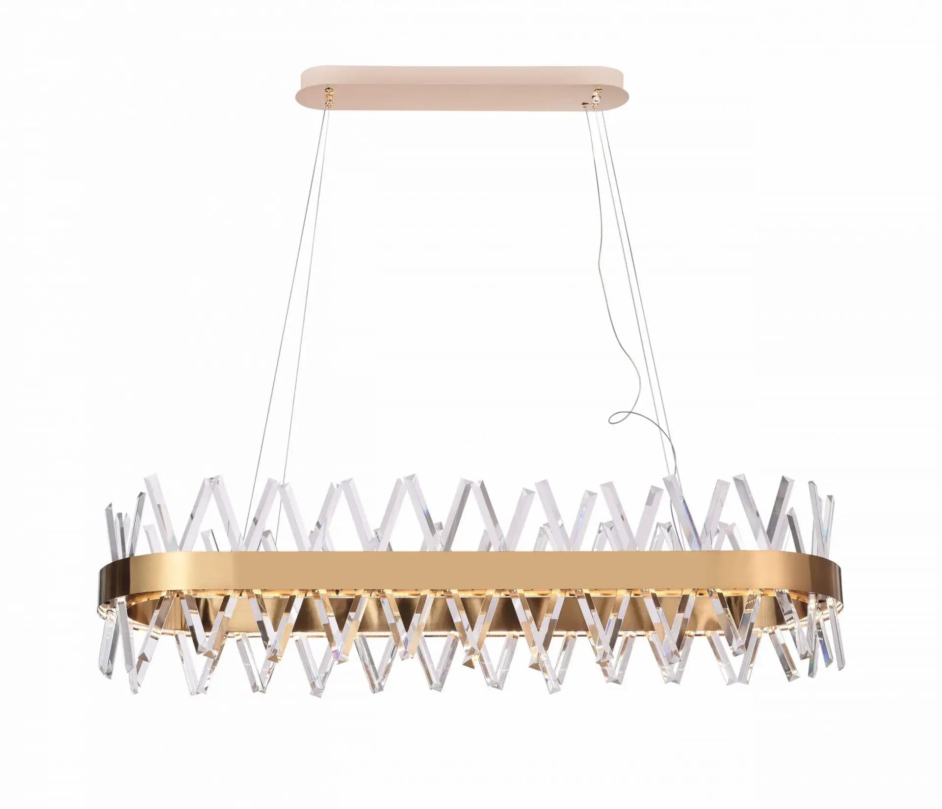Enchanting Gold Crystal Chandelier - CH208-1200G