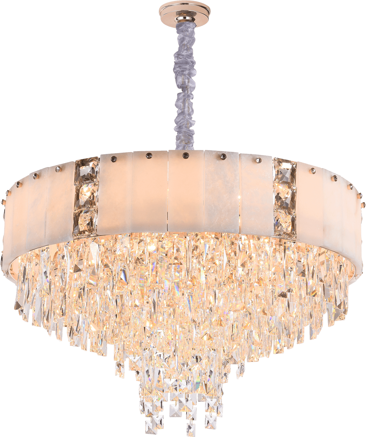 Elegant Ceiling Crystal Chandelier CH25/15G-600