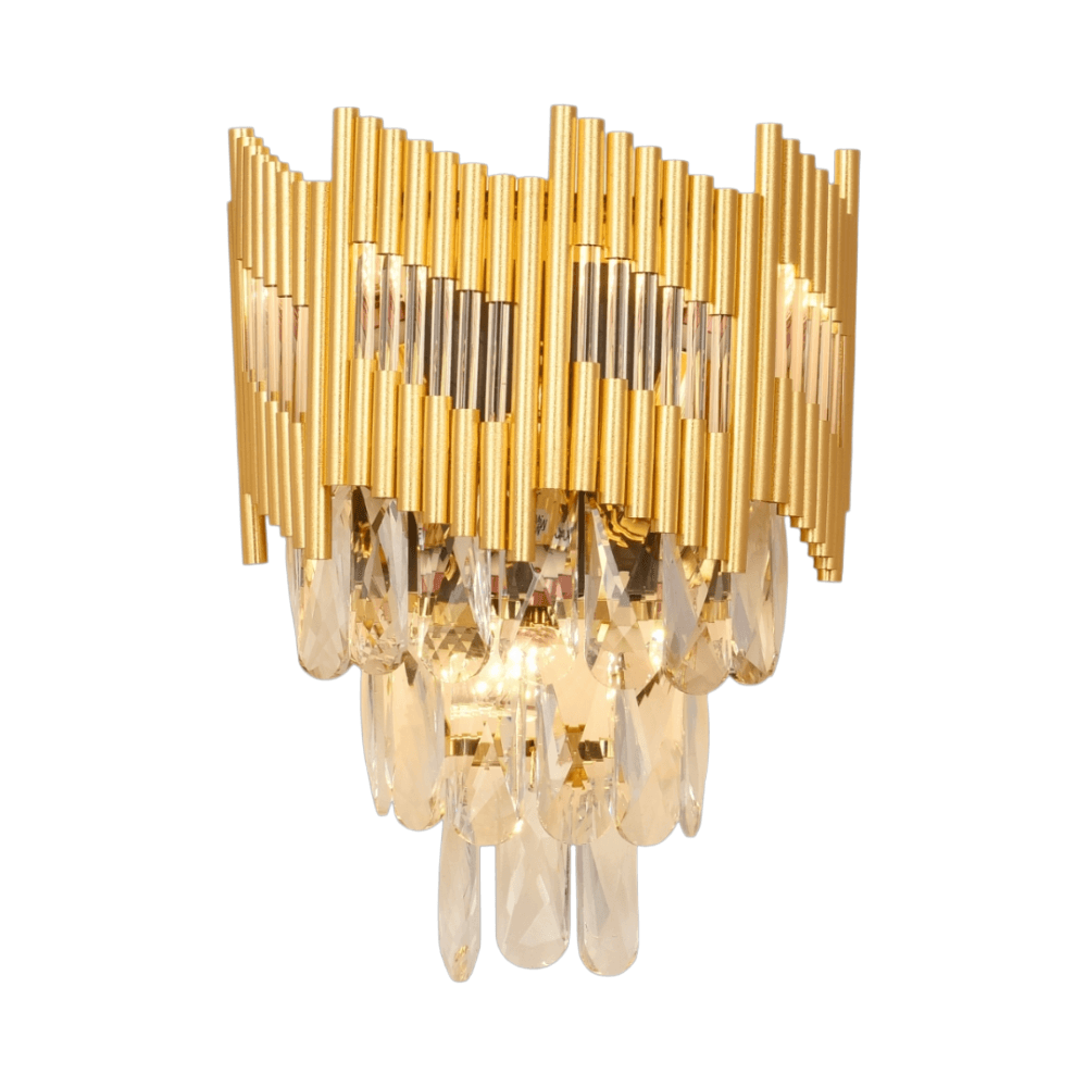 Luxurious Gold Crystal Wall Light CH43/3G