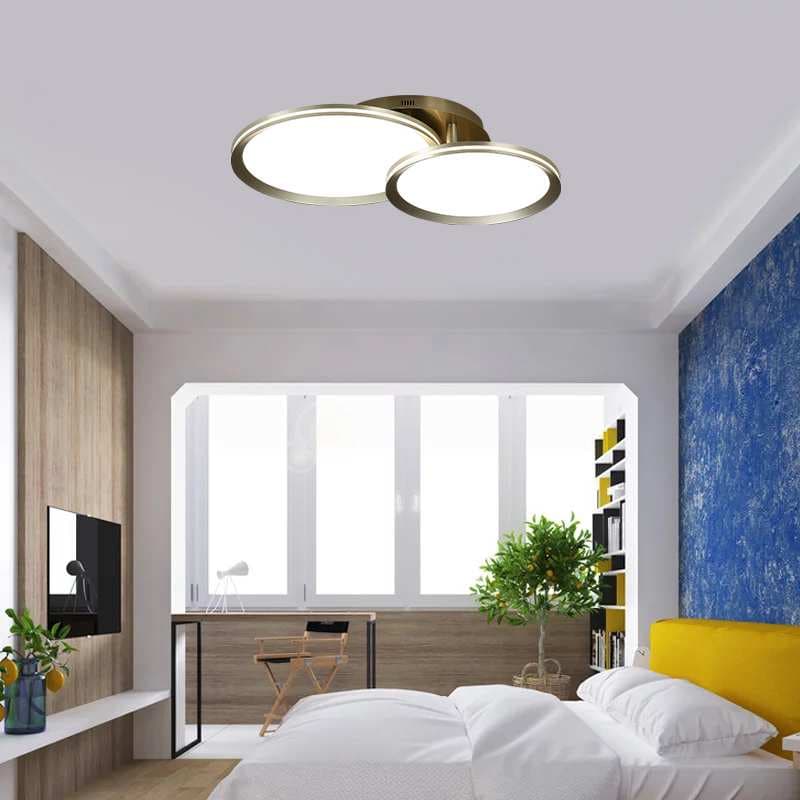 Modern Flush Double Circle Ceiling Light CP180