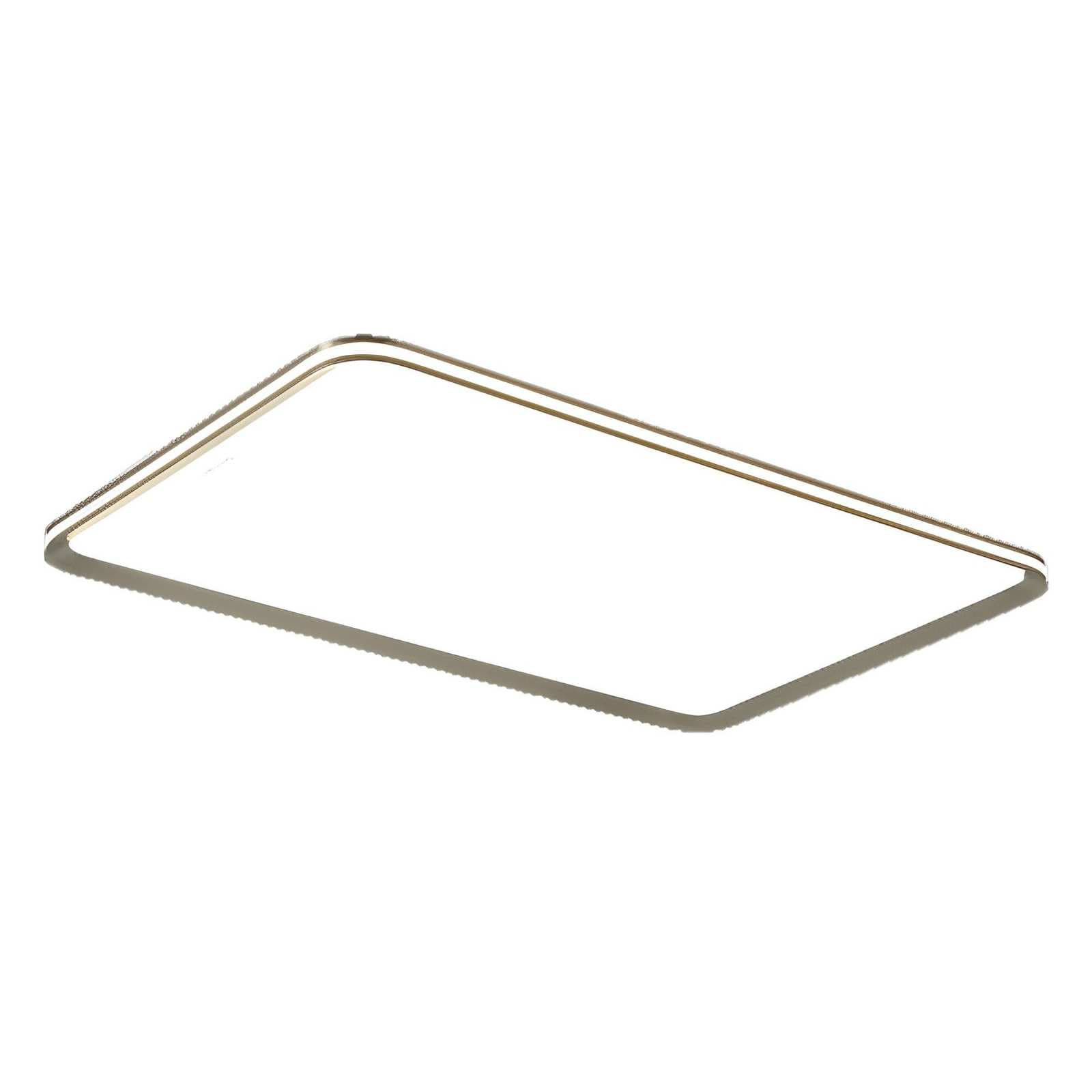 Modern Gold Flush Rectangle Ceiling Light CP181