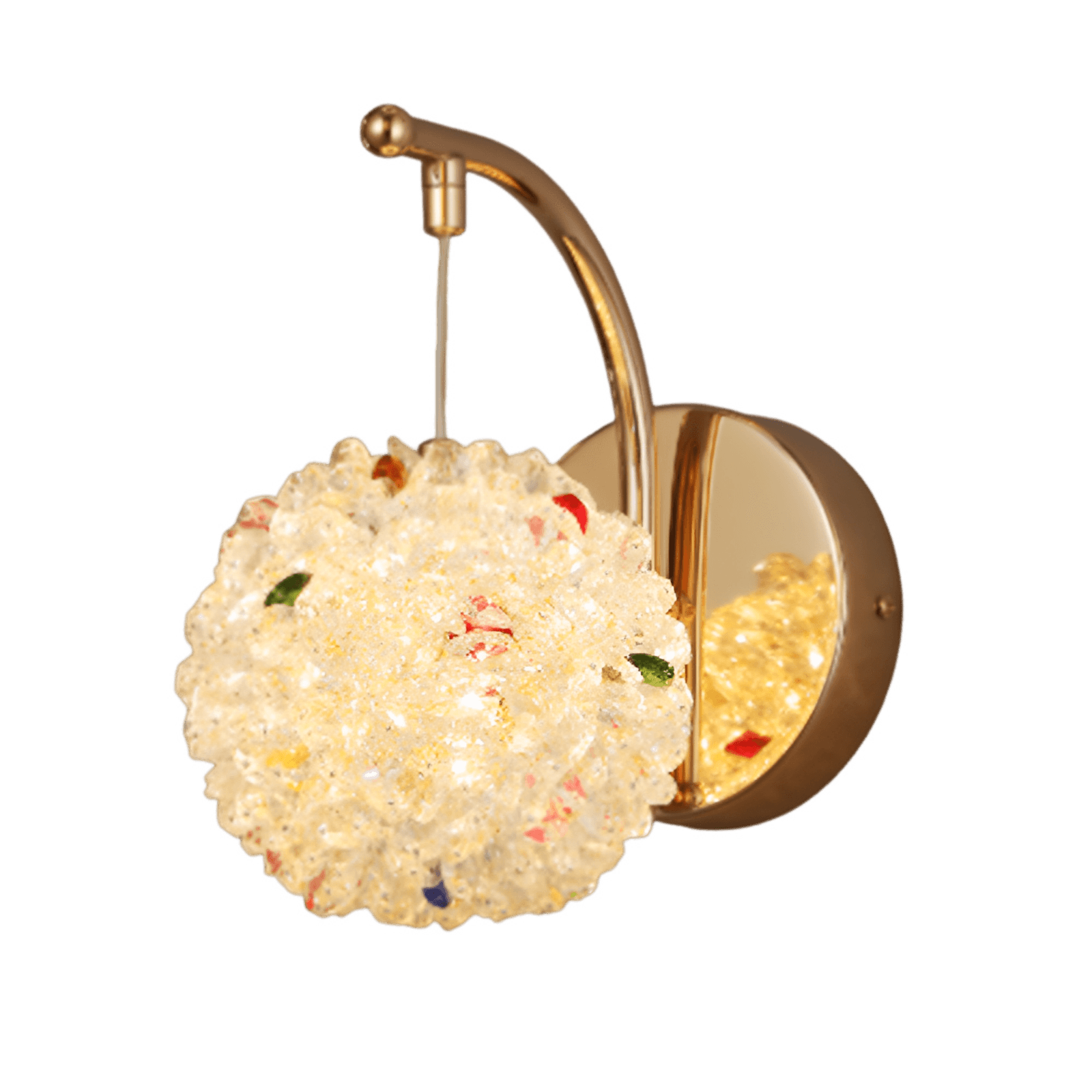 Hanging Crystal Ball Wall Light CH13/1C