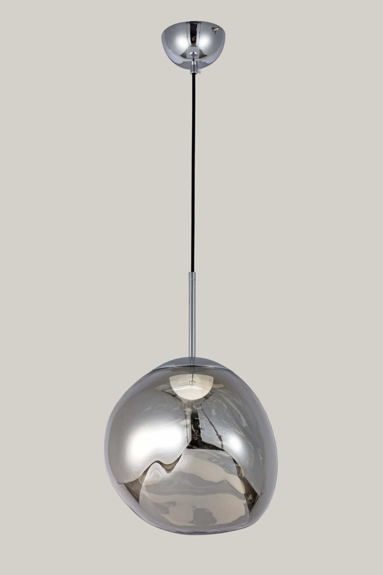 Smoky Organic Filament Chrome Pendant Light CP227