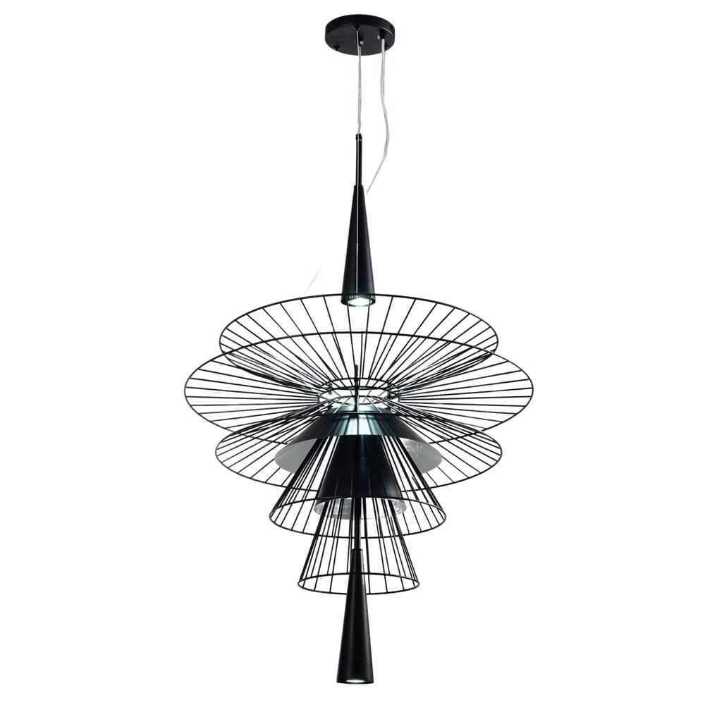 Modern Black Flying Saucer Pendant Chandelier CP198