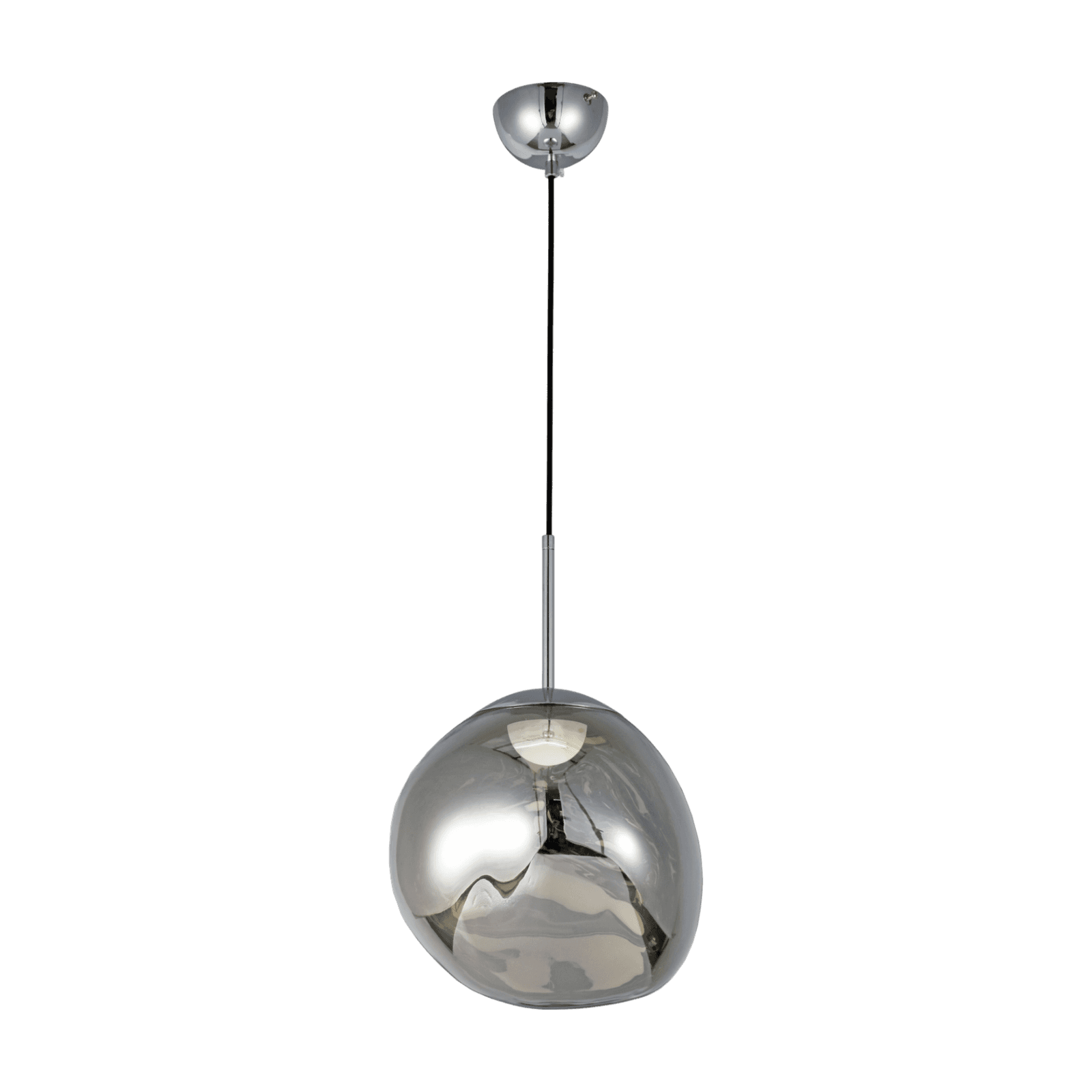 Smoky Organic Filament Chrome Pendant Light CP223